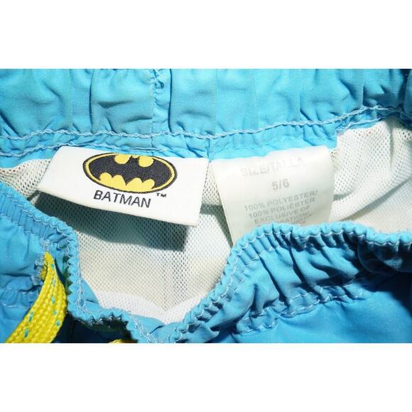 Vintage Batman & Robin Swim Trunks – Kids Size 5/6 – DC Comics Superhero Shorts - Picture 3 of 7